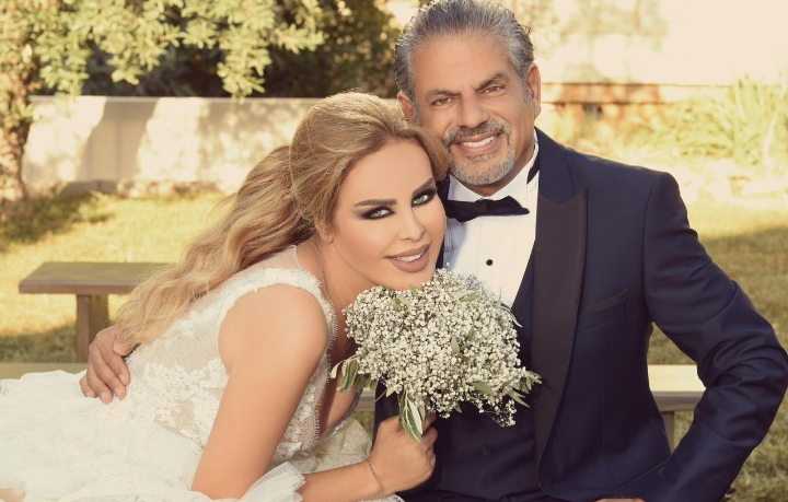 رولا سعد تهدى أغنيه ” يايا ” لزوجها يوم زفافها