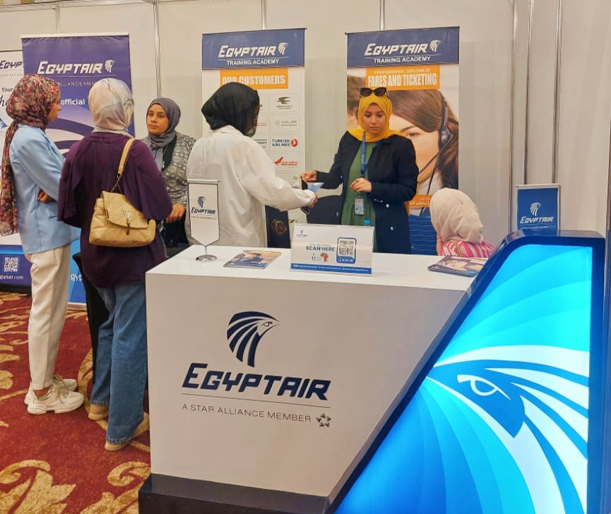 أكاديمية مصر للطيران للتدريب تشارك في معرض التعليم العالى EduHub Expo