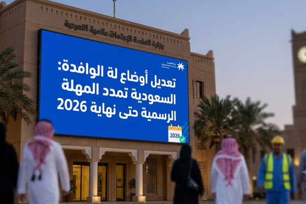 تعديل أوضاع العمالة الوافدة السعودية تمدد المهلة الرسمية حتى نهاية 2026
