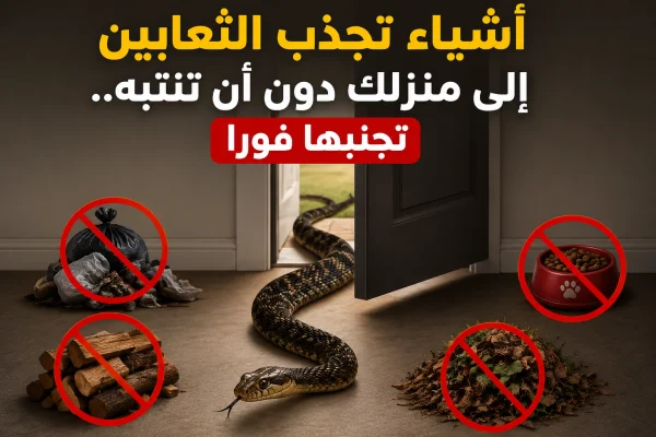 أشياء تجذب الثعابين إلى منزلك دون أن تنتبه.. تجنبها فورا
