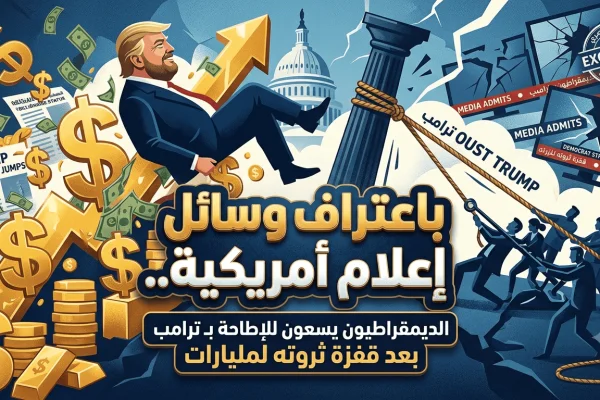 باعتراف وسائل إعلام أمريكية.. الديمقراطيون يسعون للإطاحة بـ ترامب بعد قفزة ثروته لمليارات