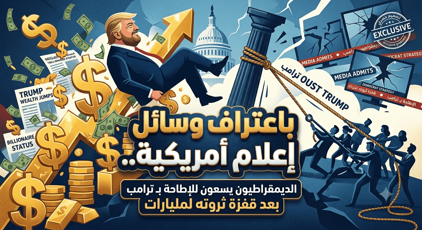 باعتراف وسائل إعلام أمريكية.. الديمقراطيون يسعون للإطاحة بـ ترامب بعد قفزة ثروته لمليارات