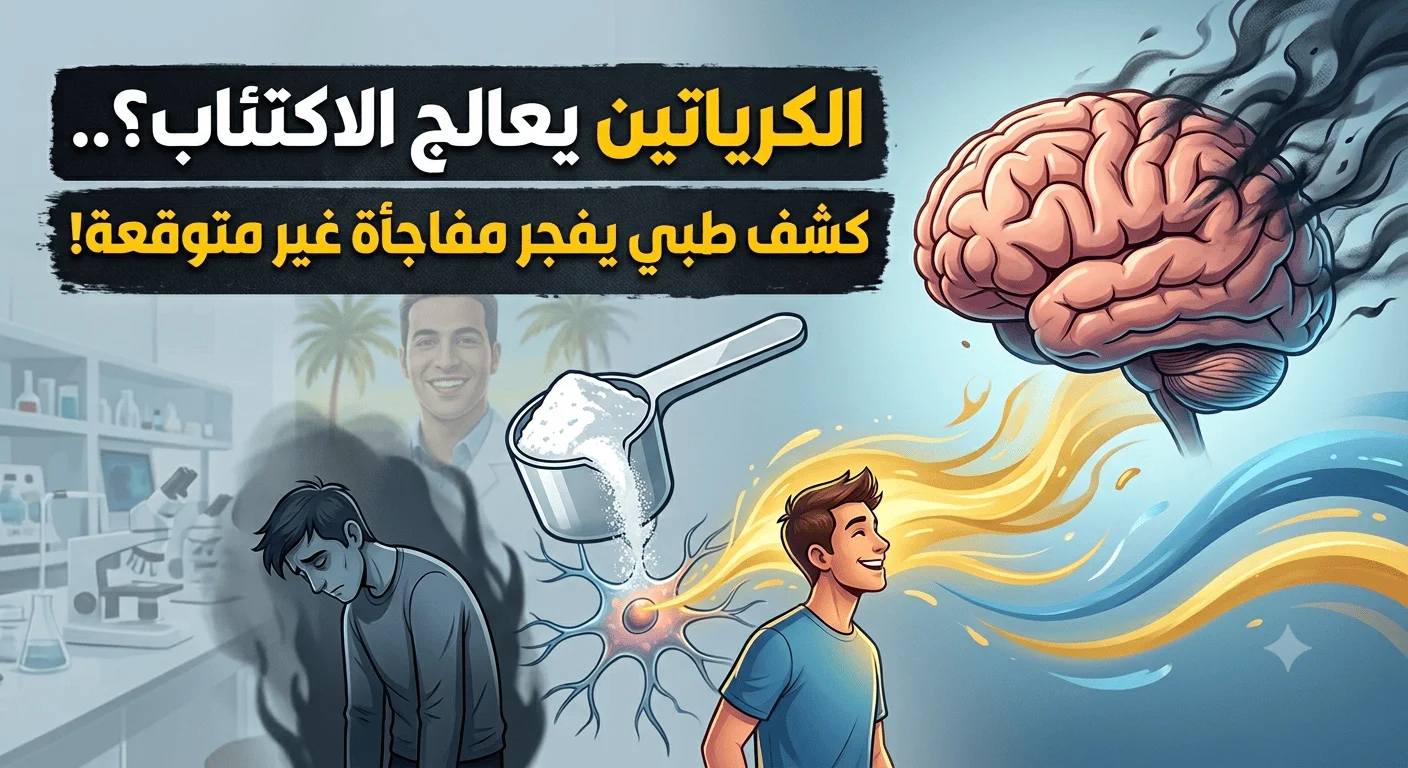 الكرياتين يعالج الاكتئاب؟.. كشف طبي يفجر مفاجأة غير متوقعة!