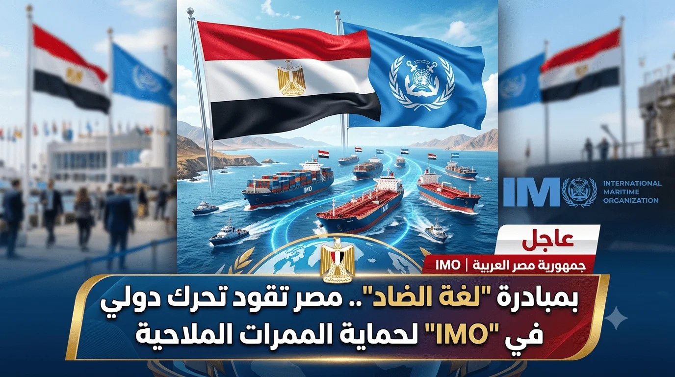 بمبادرة لغة الضاد.. مصر تقود تحرك دولي في IMO لحماية الممرات الملاحية