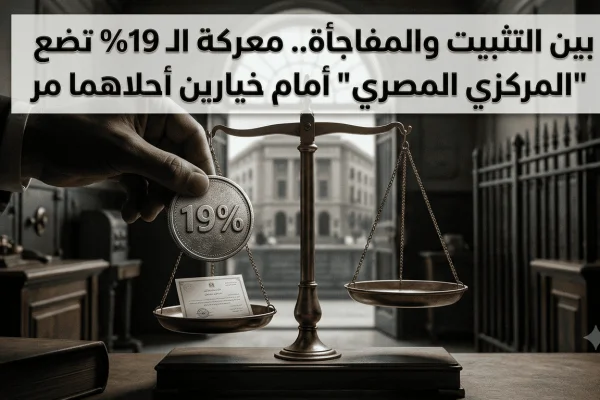 بين التثبيت والمفاجأة.. معركة الـ 19% تضع المركزي المصري أمام خيارين أحلاهما مر