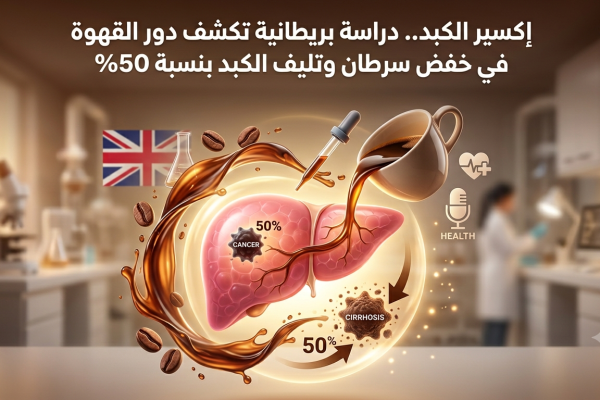 إكسير الكبد.. دراسة بريطانية تكشف دور القهوة في خفض سرطان وتليف الكبد بنسبة 50%