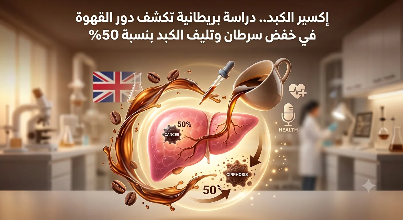 إكسير الكبد.. دراسة بريطانية تكشف دور القهوة في خفض سرطان وتليف الكبد بنسبة 50%