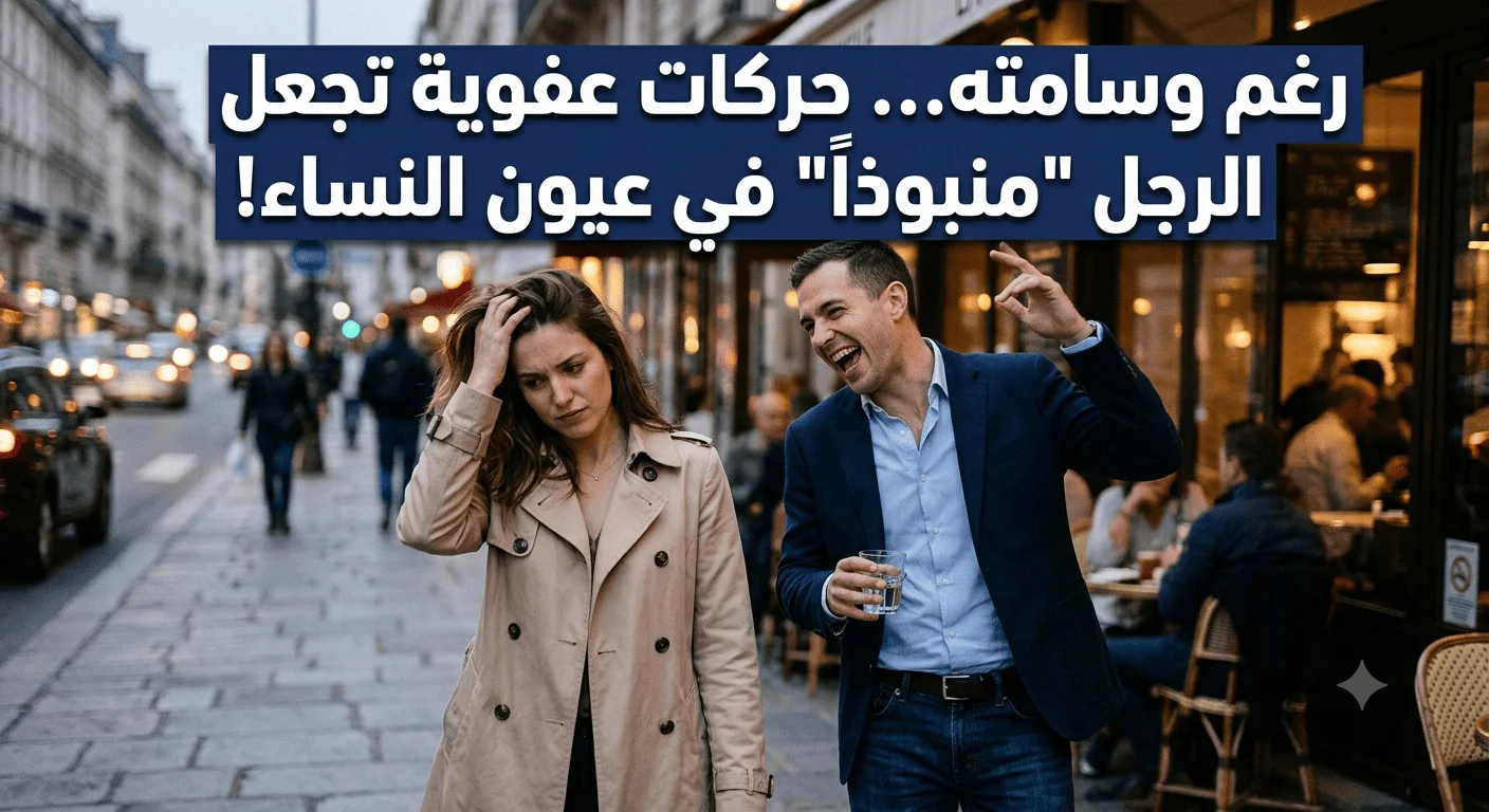 رغم وسامته.. حركات عفوية تجعل الرجل منبوذاً في عيون النساء!