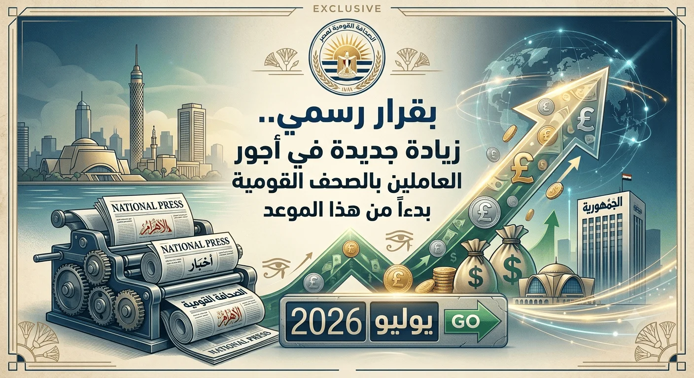 بقرار رسمي.. زيادة جديدة في أجور العاملين بالصحف القومية بدءاً من هذا الموعد
