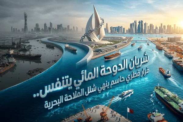 شريان الدوحة المائي يتنفس.. قرار قطري حاسم ينهي شلل الملاحة البحرية