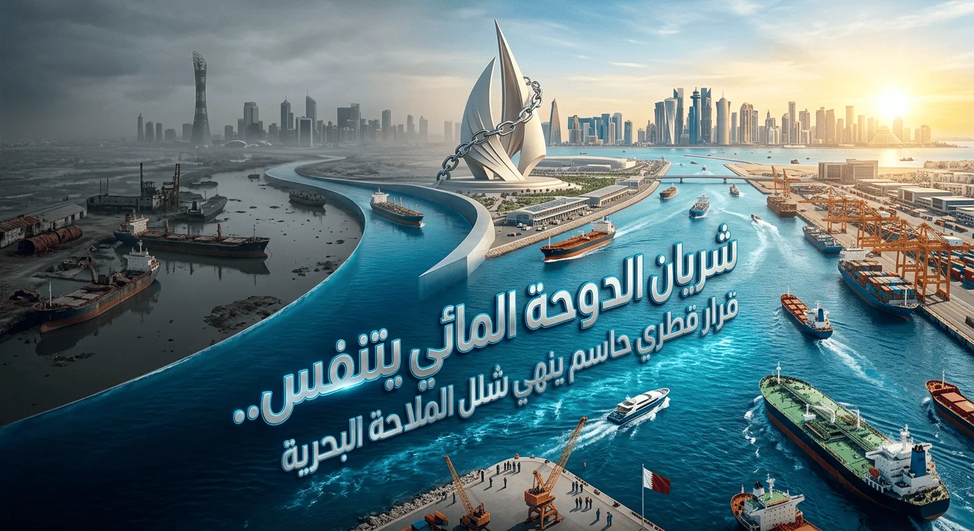 شريان الدوحة المائي يتنفس.. قرار قطري حاسم ينهي شلل الملاحة البحرية