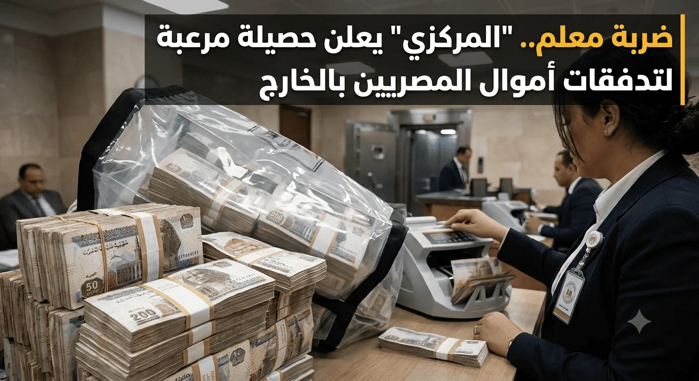 ضربة معلم.. المركزي يعلن حصيلة مرعبة لتدفقات أموال المصريين بالخارج