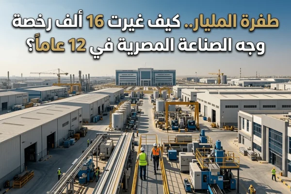 طفرة المليار.. كيف غيرت 16 ألف رخصة وجه الصناعة المصرية في 12 عاماً؟