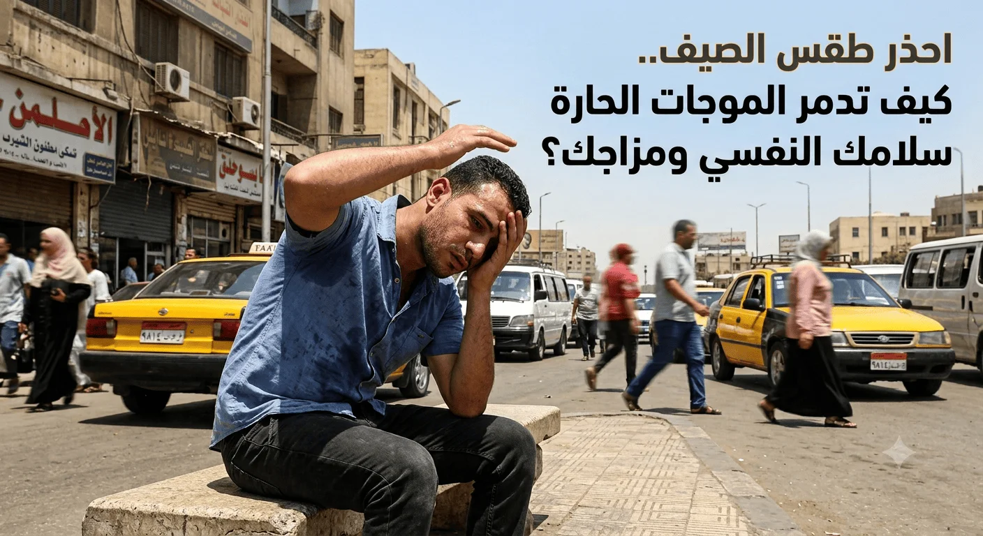 احذر طقس الصيف.. كيف تدمر الموجات الحارة سلامك النفسي ومزاجك؟