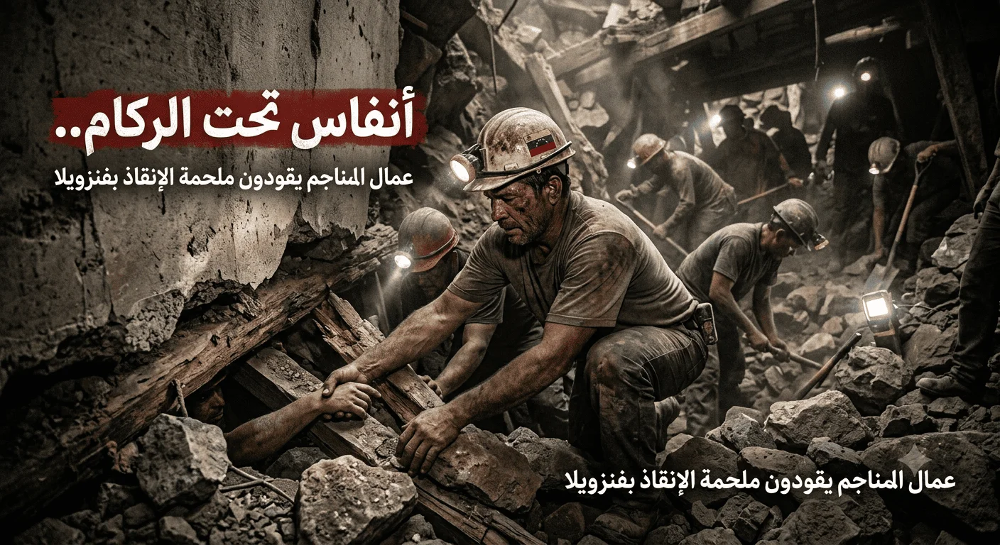 أنفاس تحت الركام.. عمال المناجم يقودون ملحمة الإنقاذ بفنزويلا