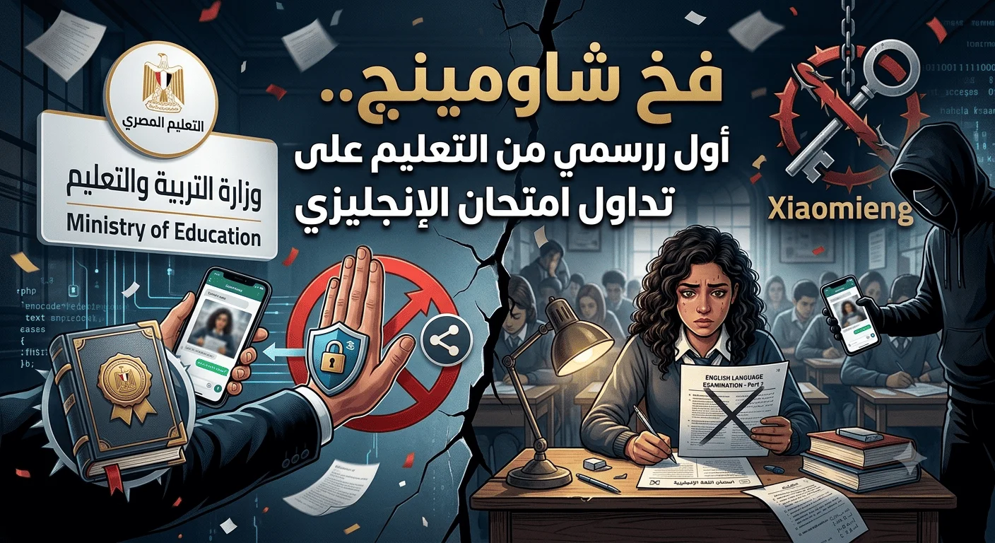 فخ شاومينج.. أول رد رسمي من التعليم على تداول امتحان الإنجليزي