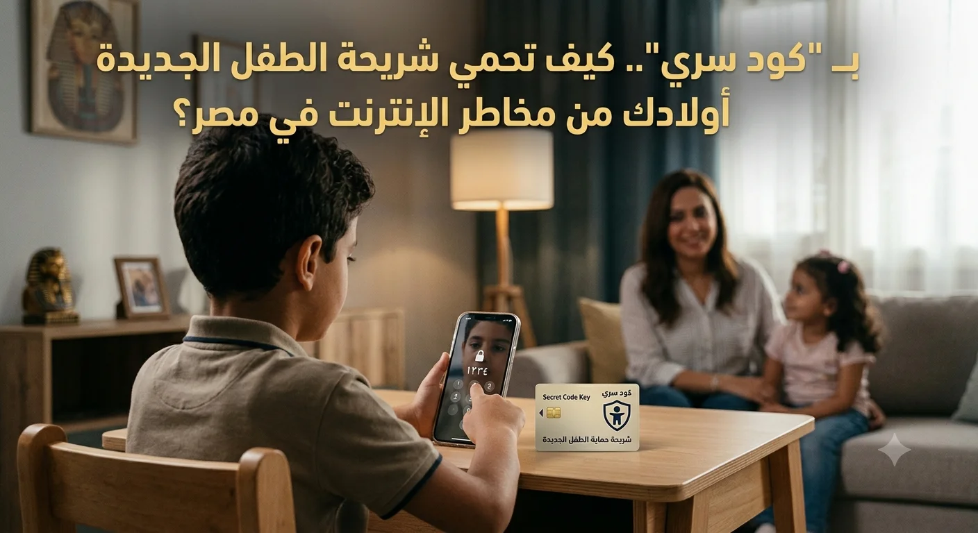 بـ كود سري.. كيف تحمي شريحة الطفل الجديدة أولادك من مخاطر الإنترنت في مصر؟