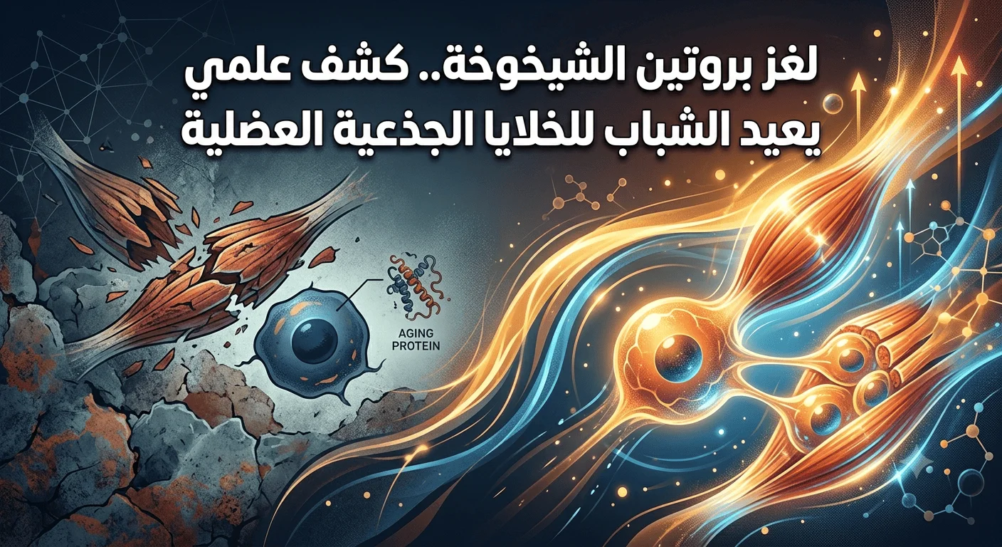 لغز بروتين الشيخوخة.. كشف علمي يعيد الشباب للخلايا الجذعية العضلية