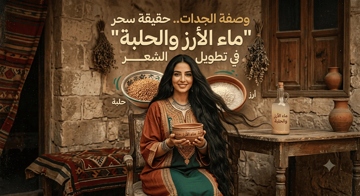 وصفة الجدات.. حقيقة سحر ماء الأرز والحلبة في تطويل الشعر